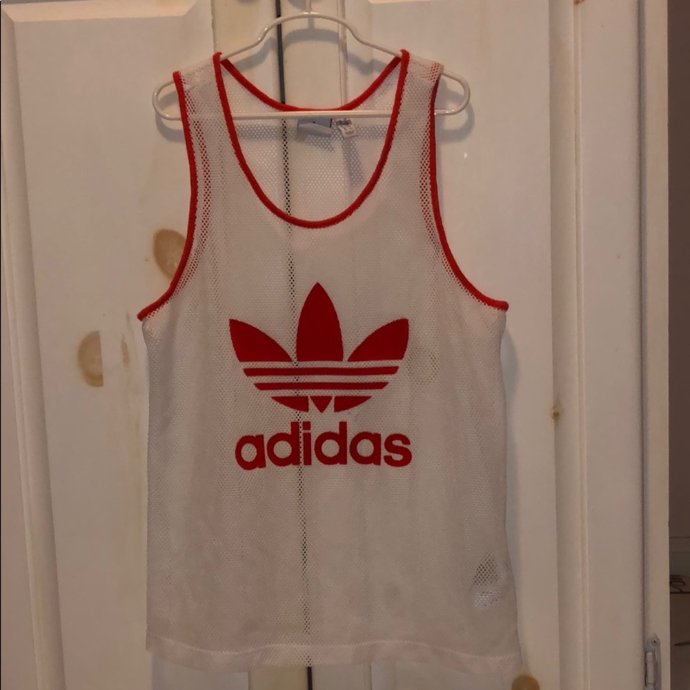 mesh adidas tank top
